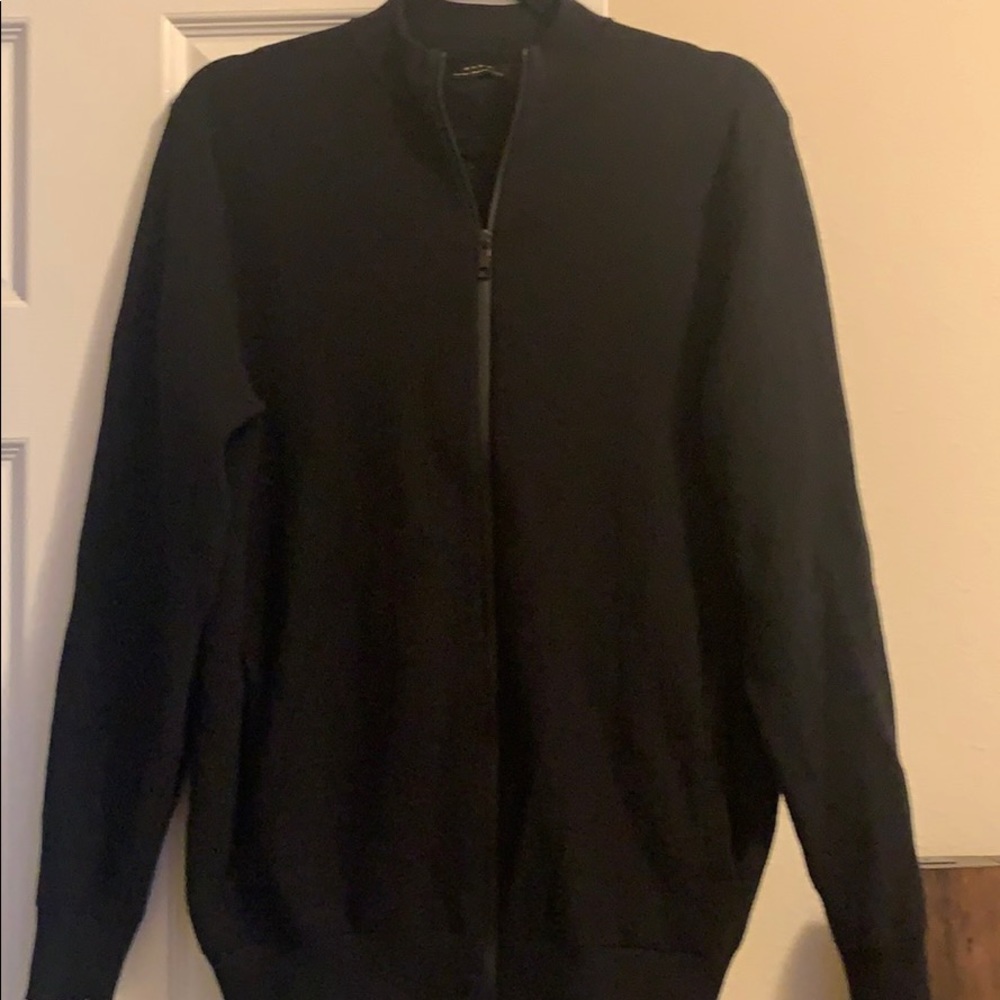Black cardigan